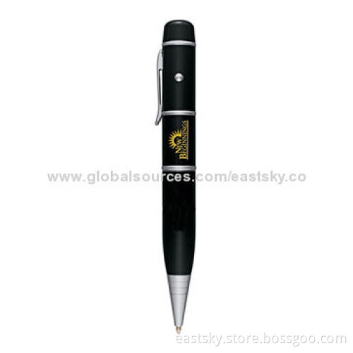 Custom pen shape USB flash drive, 64MB to 32GB flash memory, Warranty free for 2 yearsNew